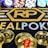Stacks of poker chips in various colors are arranged in the background, while in the foreground, there are numerous golden coins featuring the Bitcoin symbol. The text 'REALPOKER' is prominently displayed in gold and silver lettering on a dark background.